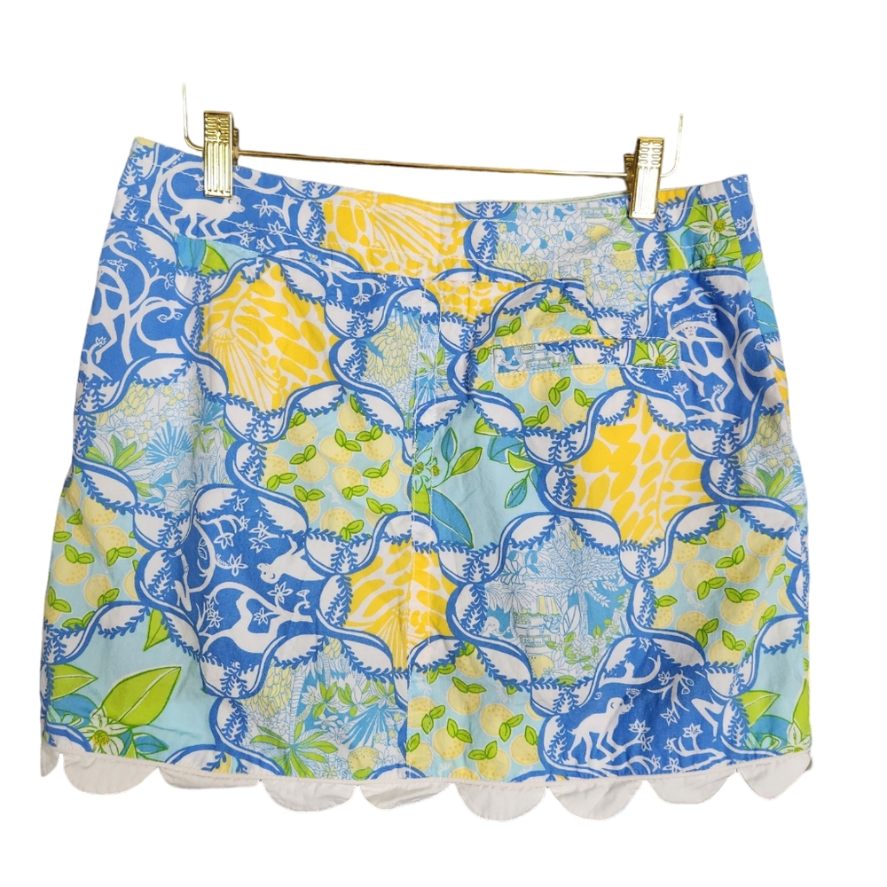 Lilly Pulitzer Patchwork Pattern Skort Size 4 - image 1